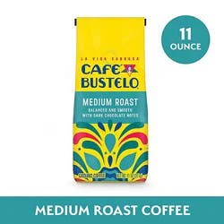 Cafe Bustelo 11 Ounce Medium Roast & Ground Coffee Prepack Each - 11 Oz