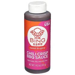Mr Bing Bbq Sauce Chili Crisp - 14.5 Oz