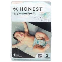 Honest Diapers Polybag Size 2 32ct - 32 Ct
