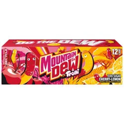 Mtn Dew Trolli Cherry Lemon Zero Sugar 12-12fz - 12-12 Fz