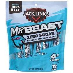 Jack Links Sticks Original Zero Sugar 6oz - 6 Oz