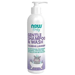 Now Baby Wash & Shampoo Lavender - 8 Fz