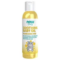 Now Baby Oil Fragrance Free Sooth - 4 Fz