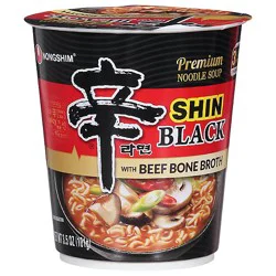 Nongshim Shin Ramyun Black Premium Noodle Soup Cup - 3.5 Oz