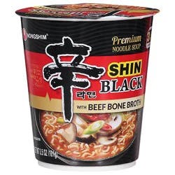 Nongshim Shin Ramyun Black Premium Noodle Soup Cup - 3.5 Oz