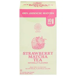 The Frozen Bean Matcha Strawberry Sticks - 10 Ct