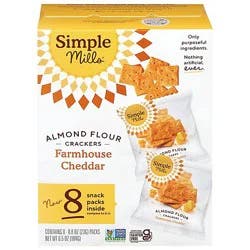 Simple Mills Cracker Cheddar 6.5oz - 6.5 Oz