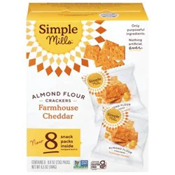 Simple Mills Cracker Cheddar 6.5oz - 6.5 Oz