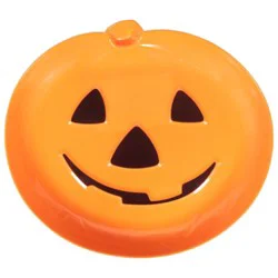 Signature Select Plastic Pumpkin Figure Tray - Each