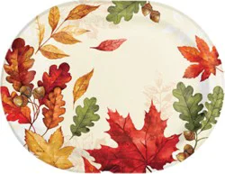 Signature Select Autumn Scatter Oval Platter - 8 Count