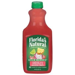 Florida's Natural Limeade With Pineapple & Dragon Fruit - 59 Fl. Oz.