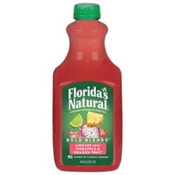 Florida's Natural Limeade With Pineapple & Dragon Fruit - 59 Fl. Oz.