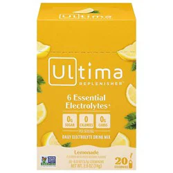 Ultima Replenisher Electrolyte Lemonade 20pkt - 2.5 Oz