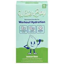 Waterboy Workout Lemon Lime 10pkt - 2.18 Oz