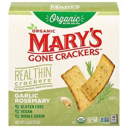 Marys Gone Crackers Garlic Rosemary 4oz - 4 Oz