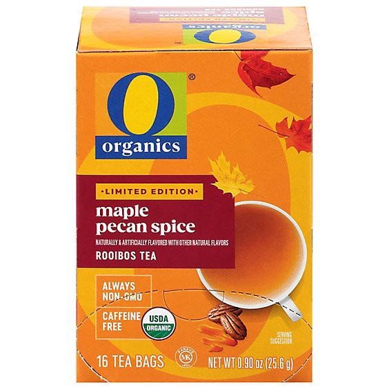 slide 1 of 1, O Organics Maple Pecan Spice Tea 16 Ct - 16 Ct, 16 ct