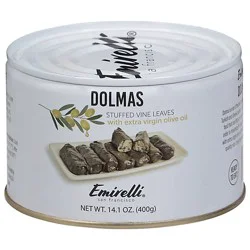 Emirelli Stuffed Vine Leaves With Extra Virgin Olive Oil - 14.1 Fz
