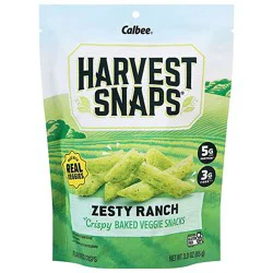 Harvest Snaps Green Pea Snack Crisps Zesty Ranch 3oz - 3 Oz