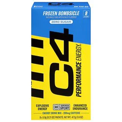 C4 Performance Energy Otg Water Enhancer Frozen Bombsicle 8ct - 1.68 Fz