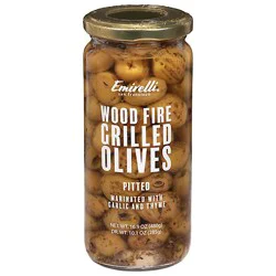 Emirelli Olives Grilled Marinated Garlic Thyme - 16.9 Oz
