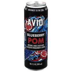 Avid Blueberry Pom Imp Hard Cider 19.2c In Cans - 19.2 Fz