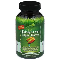 Irwin Naturals 2-In-1 Kidney & Liver Super Cleanse - 60 Ct