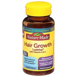 Nature Made Hair Growth Softgels - 30 Ct