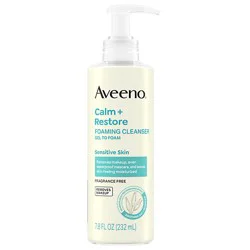 Aveeno Calm & Restore Foaming Cleanser 7.8fz - 7.8 Fz