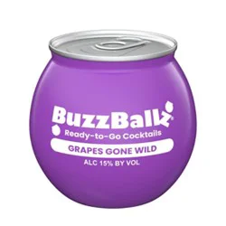 Buzzballz Grape Cocktails 187ml 30 Proof - 187 Ml