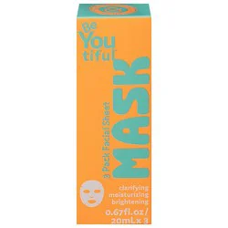 Beyoutiful Facial Sheet Mask 3 Pack - 2 Oz