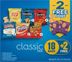 Frito Lay Snacks Classic Mix Variety 20ct - 20 Ct