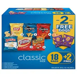 Frito Lay Snacks Classic Mix Variety 20ct - 20 Ct