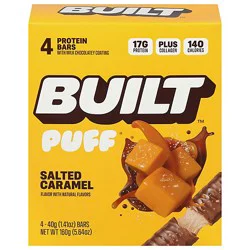 Built Puff Protein Bar Salted Caramel - 4 Ct