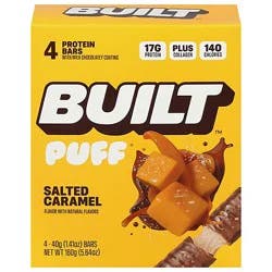 Built Puff Protein Bar Salted Caramel - 4 Ct