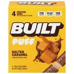 Built Puff Protein Bar Salted Caramel - 4 Ct