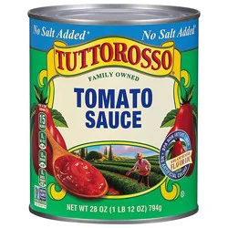 Tuttorosso No Salt Added Tomato Sauce, 28oz Can - 28 Oz