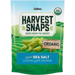 Harvest Snaps Green Pea Sea Salt Organic - 3 Oz
