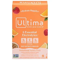 Ultima Replenisher Electrolyte Sunsational Variety 8ct - 1.0 Oz