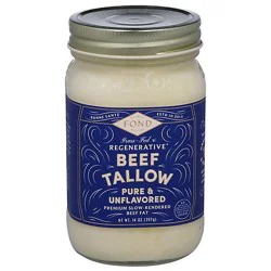 Fond Bone Broth Beef Tallow Pure Unflavored - 14 Fz