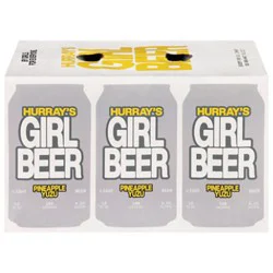 Hurray's Girl Beer Pineapple Yuzu Light Beer 6-12 Fl. Oz. Cans - 6-12 Fz