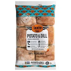 Izzio Potato Dill Sourdough Sandwich Rolls 6 Count - 24 Oz