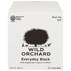 Wild Orchard Everyday Black Tea Bags Org - 12 Ct
