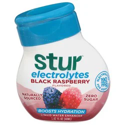 Stur Water Enhancer Black Raspberry Electrolyte - 1.62 Fz