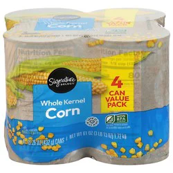 Signature Select Whole Kernel Corn 4 Pk 15.25 Oz - 4-15.25 Oz