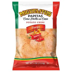 Miguelitos Fuego Chips 4oz - 4 Oz