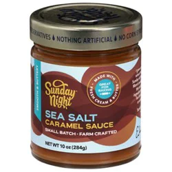 Sunday Night Caramel Sauce Sea Salt - 10 Oz