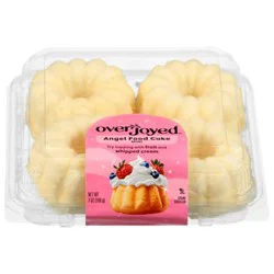 Overjoyed Mini Angel Food Cake 7 Oz - 7 Oz