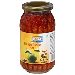 Ashoka Mango Pickle Hot - 17.5 Oz