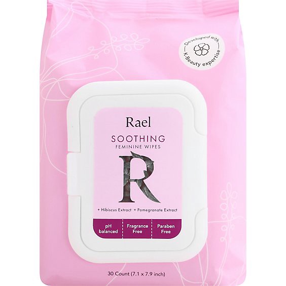 slide 1 of 1, Rael Wipes Feminine Soothing - 30 Ct, 30 ct