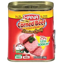 Hana Corned Beef Low Sodium - 12 Oz